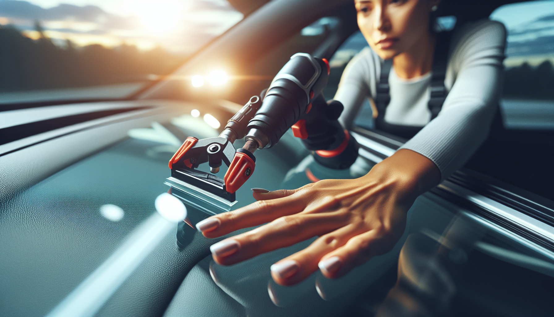 The Science of Windshield Safety: How Auto Glass Protects You - autoglass technician close-up UAE