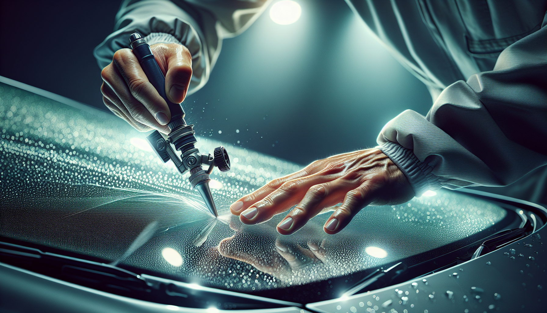 Ultimate Guide: When Should You Replace Your Windshield? Signs, Costs & Risks Ultimate Guide: When Should You Replace Your Windshield? Signs, Costs & Risks - autoglass technician close-up UAE