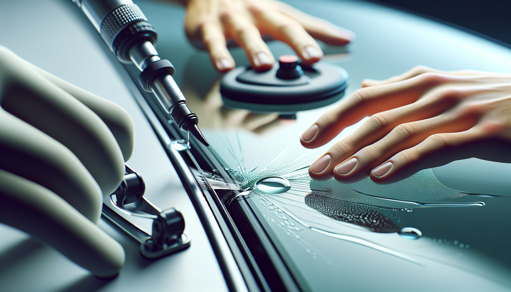 What Does Insurance Cover for Windshield Repair/Replacement UAE? (Guide by Company) - autoglass technician close-up UAE