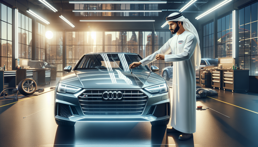 Audi A4 windshield replacement Audi A4 windshield replacement - professional windscreen service UAE