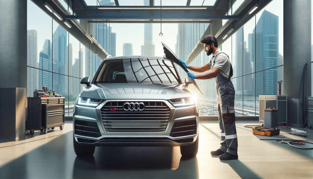 Audi Q7 windshield replacement Audi Q7 windshield replacement - professional windscreen service UAE