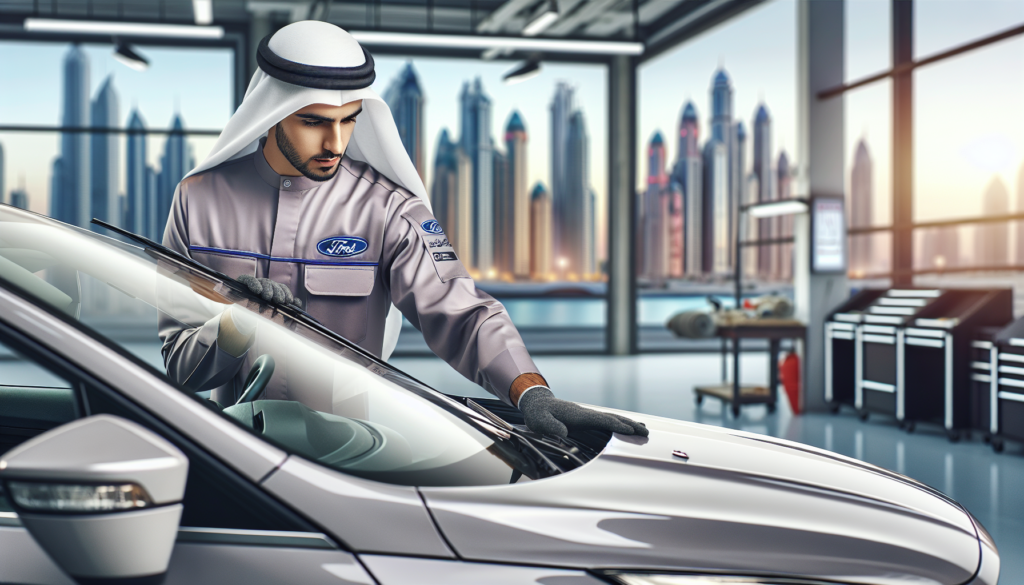 Ford C-MAX windshield replacement - professional windscreen service UAE