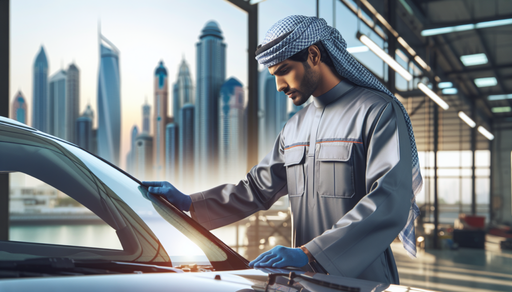 Honda CR-V windshield replacement - professional windscreen service UAE