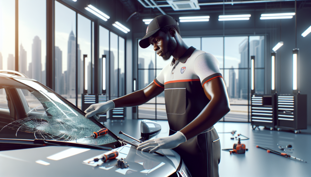 Honda Jazz windshield replacement - professional windscreen service UAE