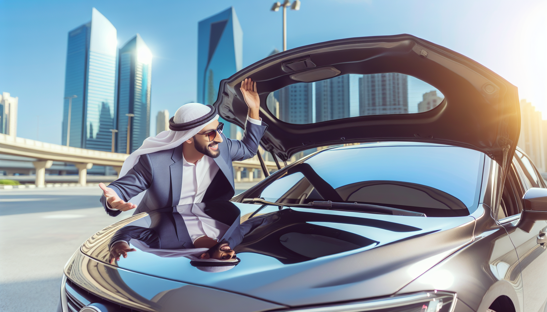 Honda Jazz windshield replacement - car owner windscreen replacement Dubai