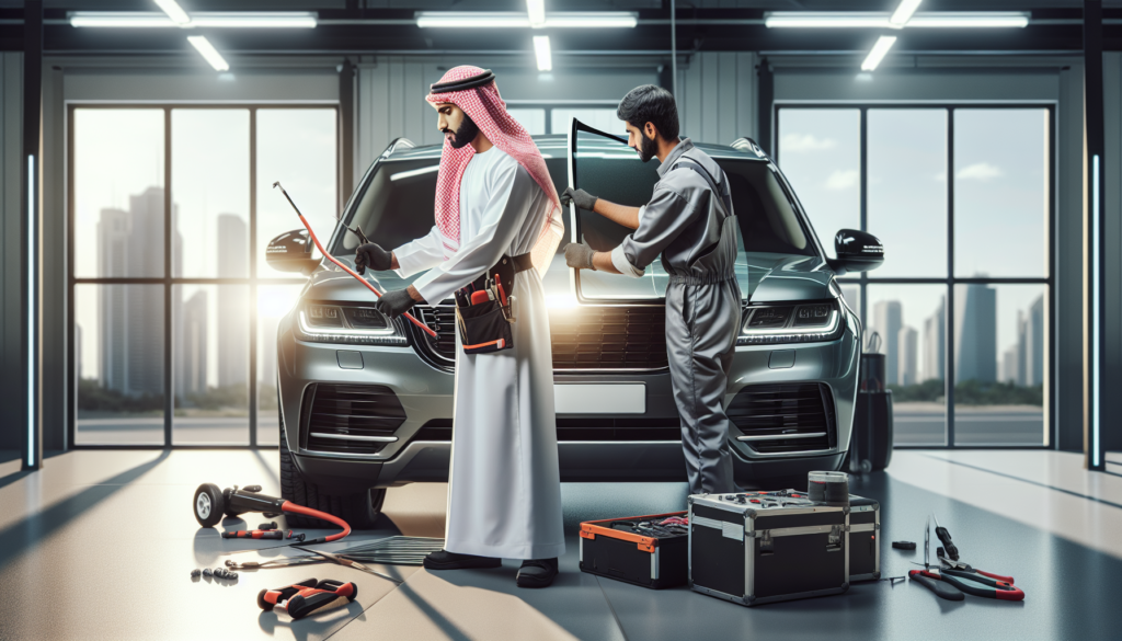 KIA Sportage windshield replacement - professional windscreen service UAE