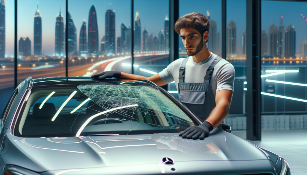 Mercedes-Benz GLA-Class windshield replacement - professional windscreen service UAE