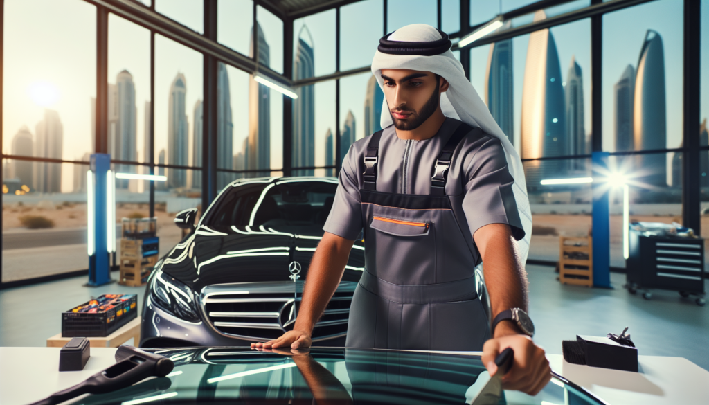 Mercedes E Class windshield replacement - professional windscreen service UAE