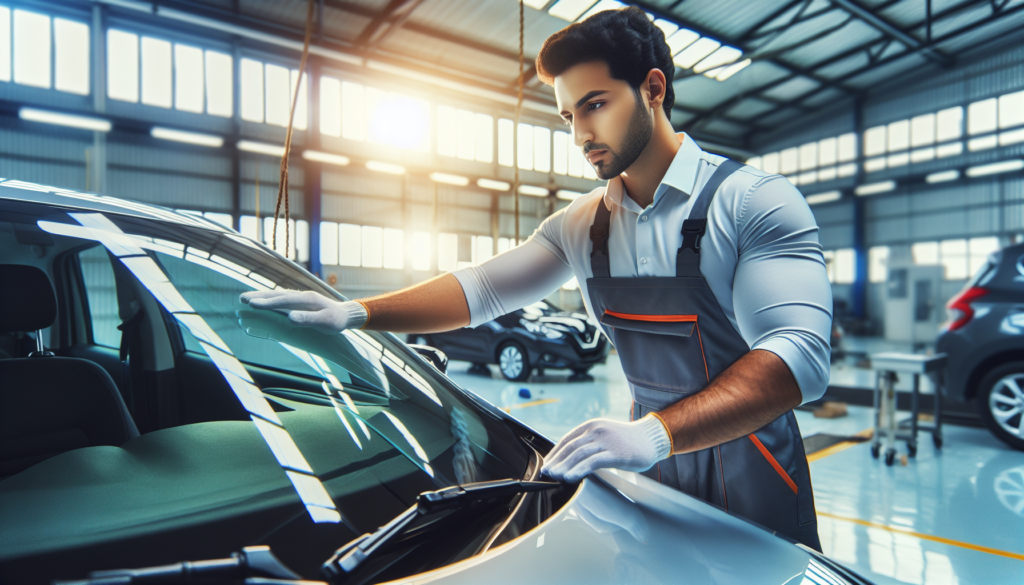 Nissan Micra windshield replacement - professional windscreen service UAE