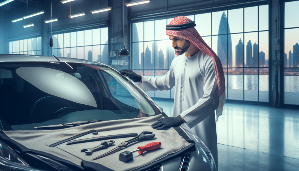 Peugeot 107 windshield replacement - professional windscreen service UAE