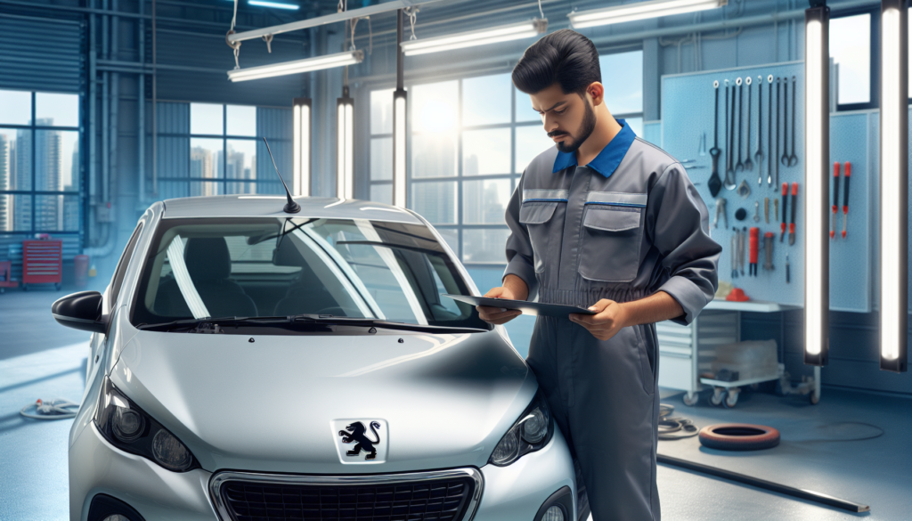 Peugeot 108 windshield replacement - professional windscreen service UAE