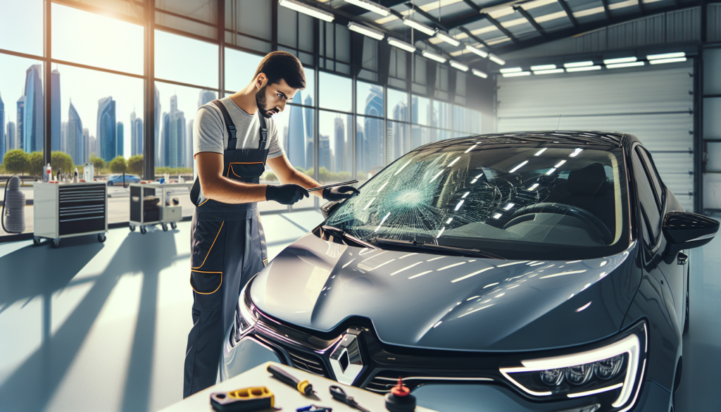 Renault Megane windshield replacement - professional windscreen service UAE