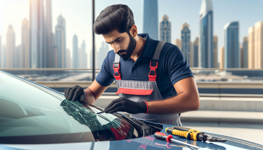 Toyota Avensis windshield replacement - professional windscreen service UAE