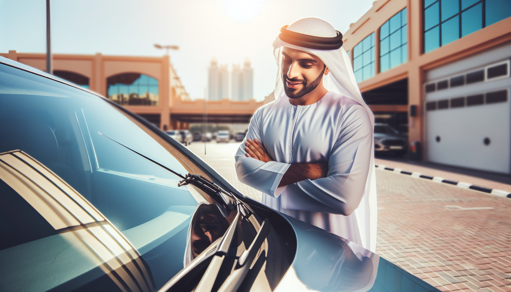 Toyota Avensis windshield replacement - car owner windscreen replacement Dubai