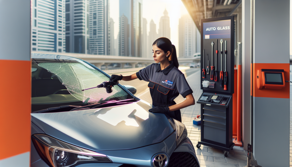 Toyota Yaris windshield replacement - professional windscreen service UAE
