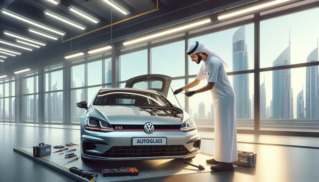 Volkswagen Golf windshield replacement - professional windscreen service UAE