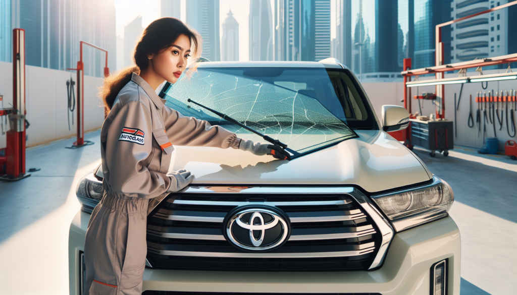 Toyota Land Cruiser windshield replacement - professional windscreen service UAE